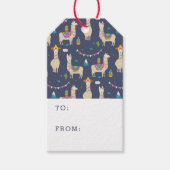 Celebration Llama Pattern Cadeaulabel (Voorkant)