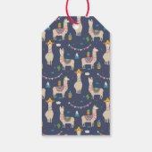 Celebration Llama Pattern Cadeaulabel (Achterkant)