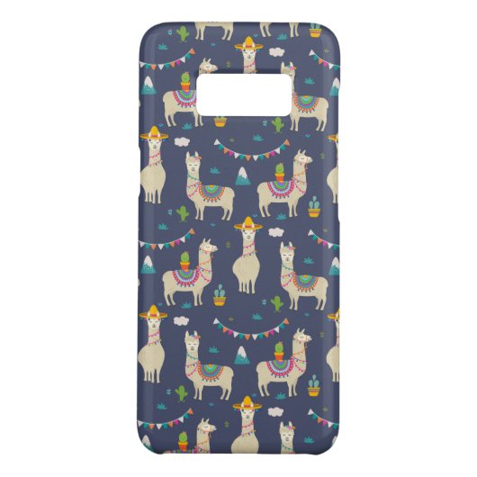 Celebration Llama Pattern Case-Mate Samsung Galaxy Hoesje (Achterkant)