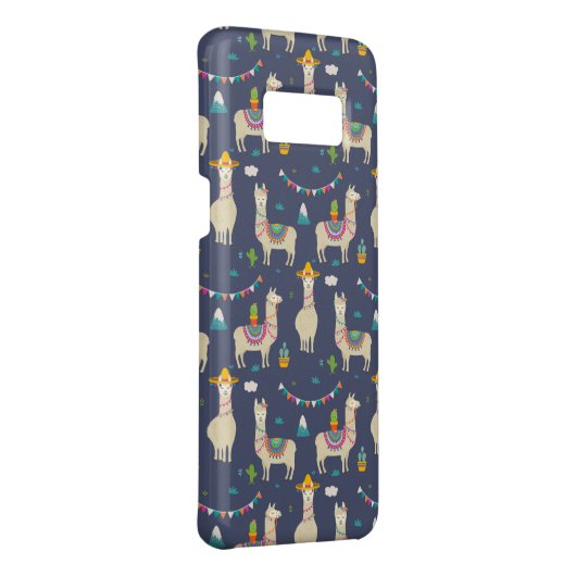 Celebration Llama Pattern Case-Mate Samsung Galaxy Hoesje (Achterkant / rechts)