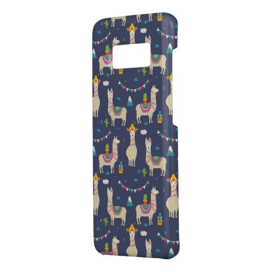 Celebration Llama Pattern Case-Mate Samsung Galaxy Hoesje (Achterkant/links)