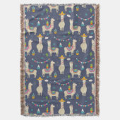 Celebration Llama Pattern Deken (Voorkant Verticaal)