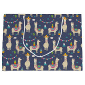 Celebration Llama Pattern Groot Cadeauzakje (Voorkant)