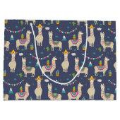 Celebration Llama Pattern Groot Cadeauzakje (Achterkant)