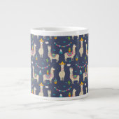 Celebration Llama Pattern Grote Koffiekop (Voorkant)