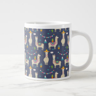 Celebration Llama Pattern Grote Koffiekop