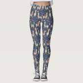 Celebration Llama Pattern Leggings (Voorkant)