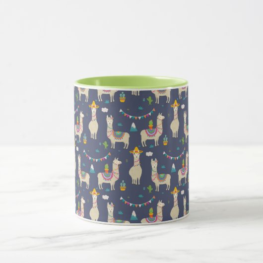 Celebration Llama Pattern Mok (Midden)