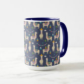Celebration Llama Pattern Mok (Voorkant rechts)
