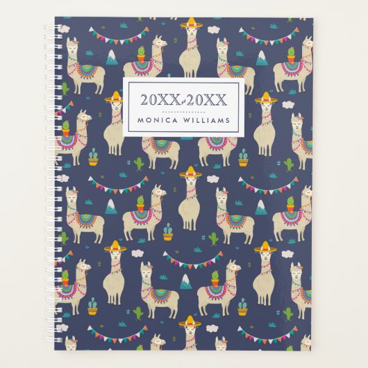 Celebration Llama Pattern Planner (Voorkant)