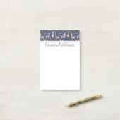 Celebration Llama Pattern Post-it® Notes (Op bureau)