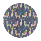 Celebration Llama Pattern Snijplank (Voorkant)