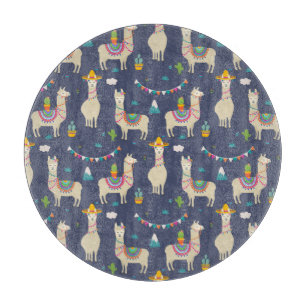 Celebration Llama Pattern Snijplank