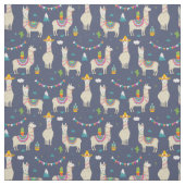 Celebration Llama Pattern Stof (Swatch)