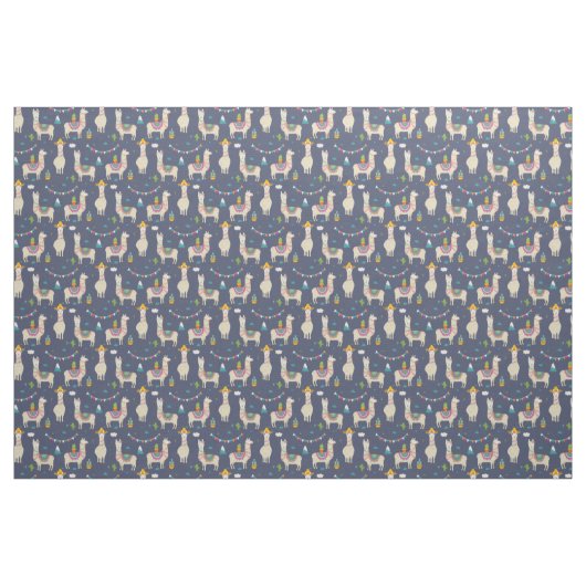 Celebration Llama Pattern Stof (Fat Quarter)