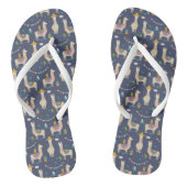 Celebration Llama Pattern Teenslippers (Voetbed)
