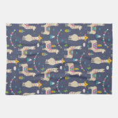 Celebration Llama Pattern Theedoek (Horizontaal)