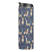 Celebration Llama Pattern Thermosbeker (Geroteerd rechts)