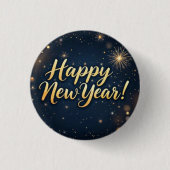 Celebration New Year Patches 2026 Ronde Button 3,2 Cm (Voorkant)