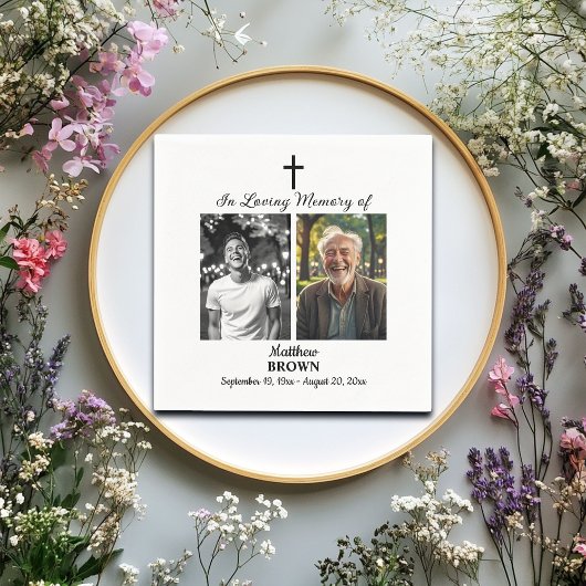 Celebration of Life 2 foto's Funeral White Servet