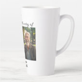 Celebration Of Life 2 Photos Funeral White Latte Mok (Rechts)