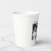 Celebration Of Life 2 Photos Funeral White Papieren Bekers (Rechts)