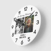 Celebration Of Life 2 Photos Funeral White Ronde Klok (Hoek)