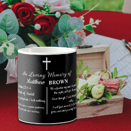 Celebration Of Life Bible Verse Funeral Keepsake Koffiemok