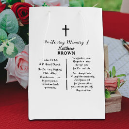 Celebration Of Life Bible Verse Funeral Medium Cadeauzakje