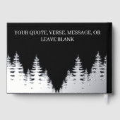 Celebration of Life Fishing Funeral Memorial White Gastenboek (Achterkant)