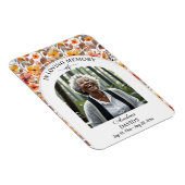 Celebration Of Life Floral Funeral Keepsake Magneet (Rechterzijde)