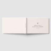 Celebration of Life Floral Memorial Beige Mist Gastenboek (Volledig)