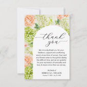 Celebration of Life Funeral Floral Bedankkaart (Voorkant)