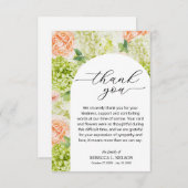 Celebration of Life Funeral Floral Bedankkaart (Voorkant / Achterkant)