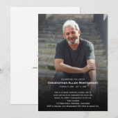 Celebration of Life Funeral Memorial Kaart (Voorkant / Achterkant)