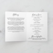 Celebration of Life Funeral Memorial Service Programma (Binnen)