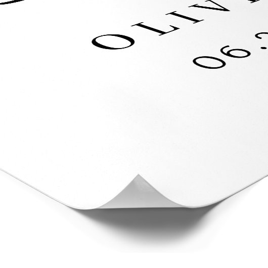 Celebration of Life Funeral Welcome Sign Poster (Hoek)