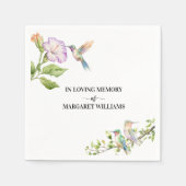 Celebration Of Life Hummingbirds Floral Servet (Voorkant)