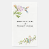Celebration Of Life Hummingbirds Floral Servet (Voorkant)