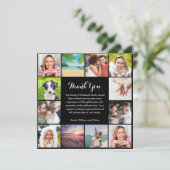 Celebration of Life Memorial 12 Photo Bedankkaart (Staand voorkant)