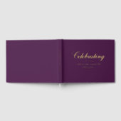 Celebration of Life Memorial–Elegant Minimal Gastenboek (Volledig)