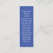 Celebration of Life Memorial Sympathy Prayer Kaart Contactkaartje (Achterkant)