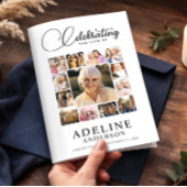 Celebration of Life Obituary Photo Bifold Funeral Flyer