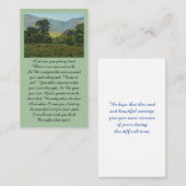 Celebration of Life Oil Painting Memorial Kaart Visitekaartje (Voorkant / Achterkant)