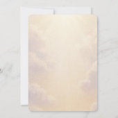 Celebration of Life - Peaceful Clouds Kaart (Achterkant)