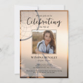 Celebration of Life Photo, Dream Catcher, Funeral Kaart (Voorkant)