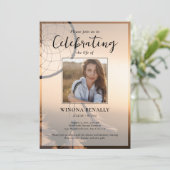 Celebration of Life Photo, Dream Catcher, Funeral Kaart (Staand voorkant)
