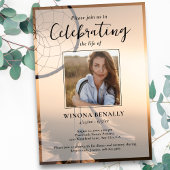 Celebration of Life Photo, Dream Catcher, Funeral Kaart