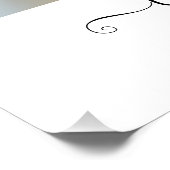 Celebration of Life Photo Funeral Welcome  Perfect Poster (Hoek)