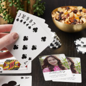 Celebration of Life Photo Memorial Keepsake Pokerkaarten (Insitu)